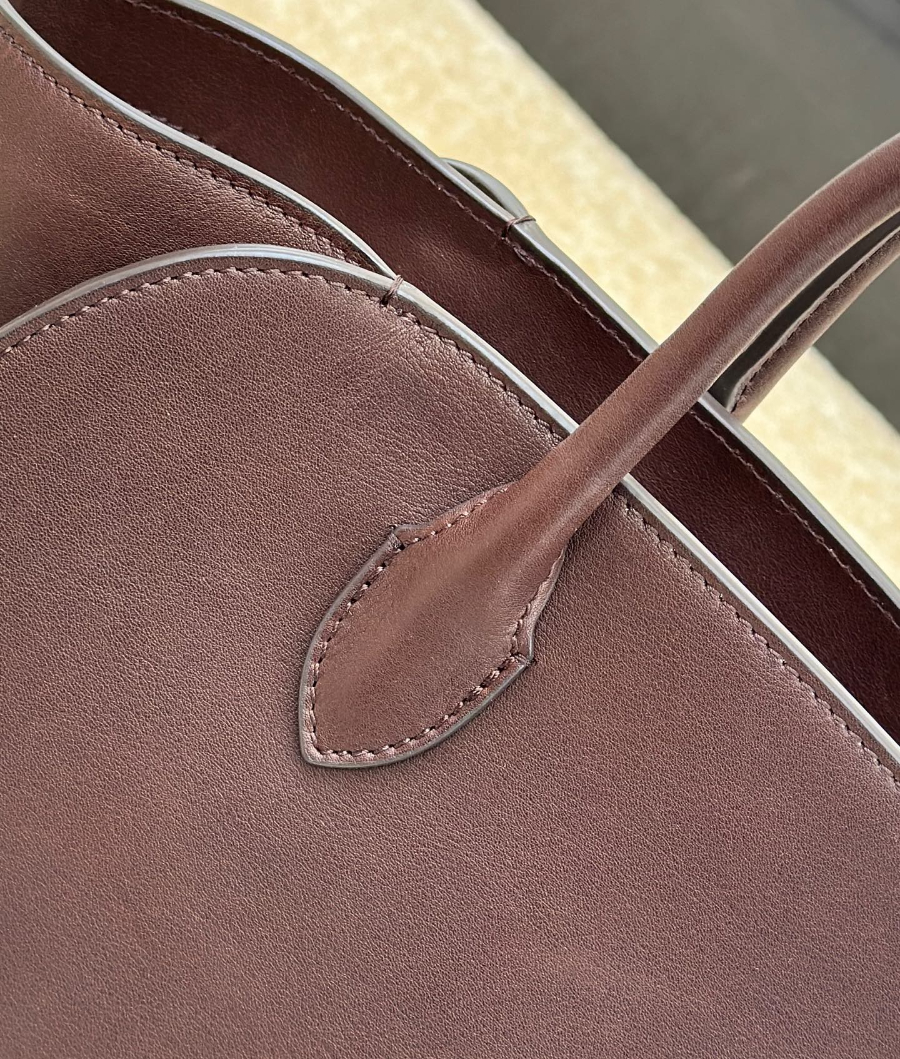 The Row Marlo 12 Bag 말로 12 토트백 마소니 송아지가죽 커피브라운 29.5cm 13