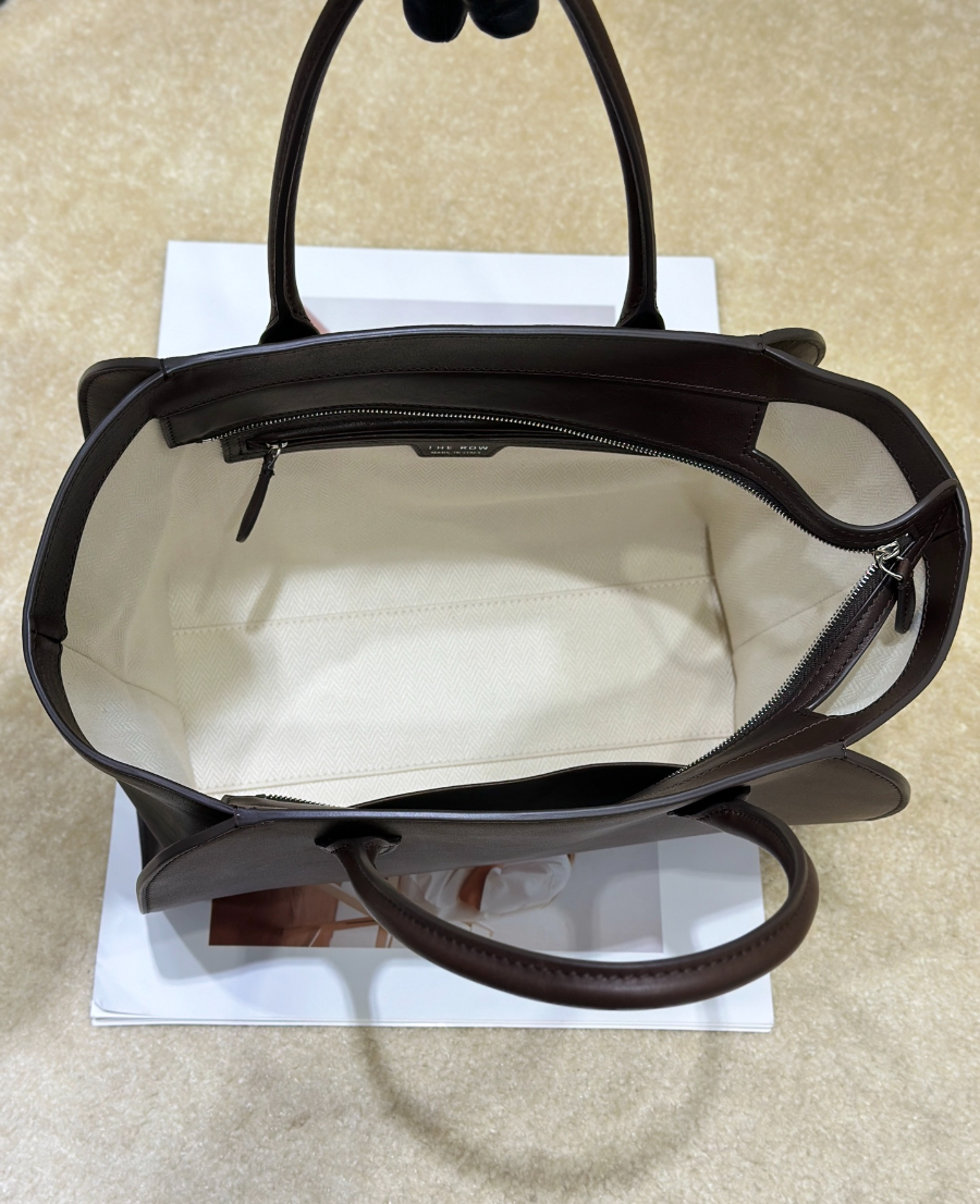 The Row Marlo 12 Bag 말로 12 토트백 마소니 송아지가죽 커피브라운 29.5cm 18