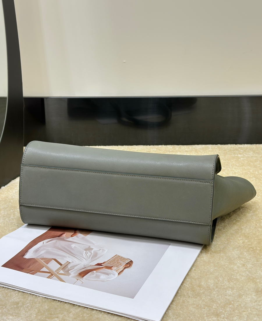 The Row Marlo 12 Bag 말로 12 토트백 마소니 송아지가죽 그레이 29.5cm 3