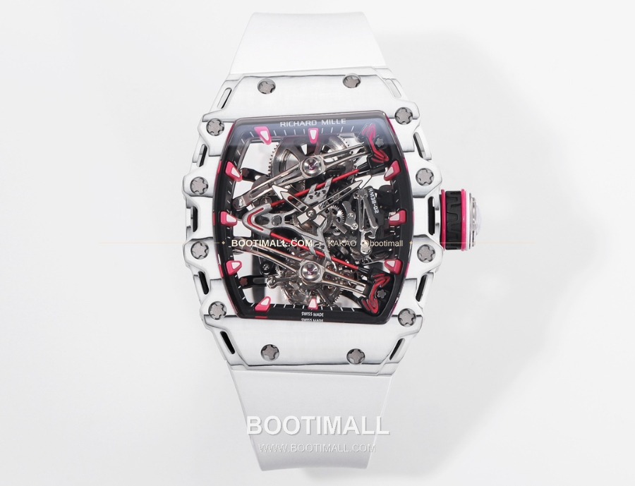 Richard Mille RM 38-02 Tourbillon Bubba Watson Pink Quartz TPT 리차드 밀 RM 38-02 투르비용 버바 왓슨 핑크 메뉴얼 TPT 1
