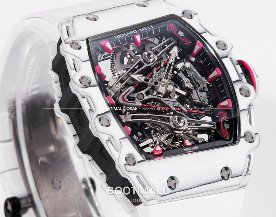 Richard Mille RM 38-02 Tourbillon Bubba Watson Pink Quartz TPT 리차드 밀 RM 38-02 투르비용 버바 왓슨 핑크 메뉴얼 TPT 8