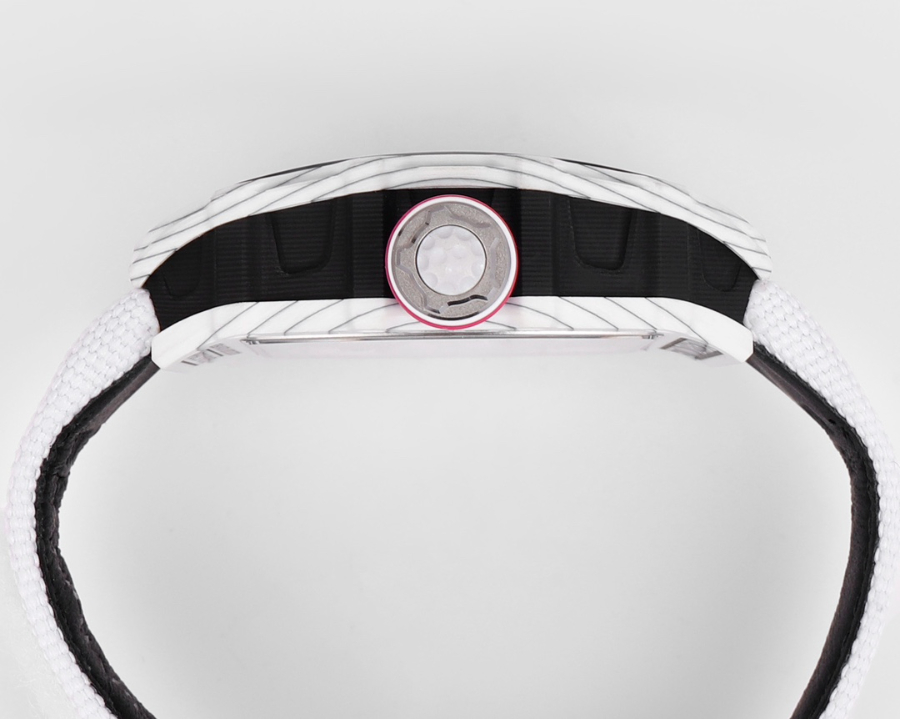 Richard Mille RM 38-02 Tourbillon Bubba Watson Pink Quartz TPT 리차드 밀 RM 38-02 투르비용 버바 왓슨 핑크 메뉴얼 TPT 패브릭 스트랩 7