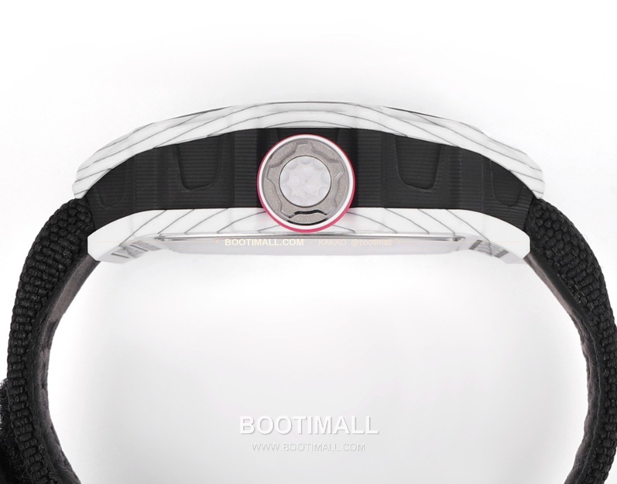 Richard Mille RM 38-02 Tourbillon Bubba Watson Pink Quartz TPT 리차드 밀 RM 38-02 투르비용 버바 왓슨 핑크 메뉴얼 TPT 패브릭 스트랩 8