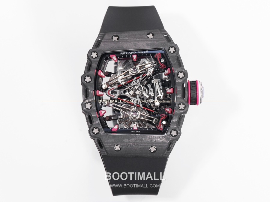 Richard Mille RM 38-02 Tourbillon Bubba Watson Pink Carbon TPT 리차드 밀 RM 38-02 투르비용 버바 왓슨 핑크 카본 TPT 1