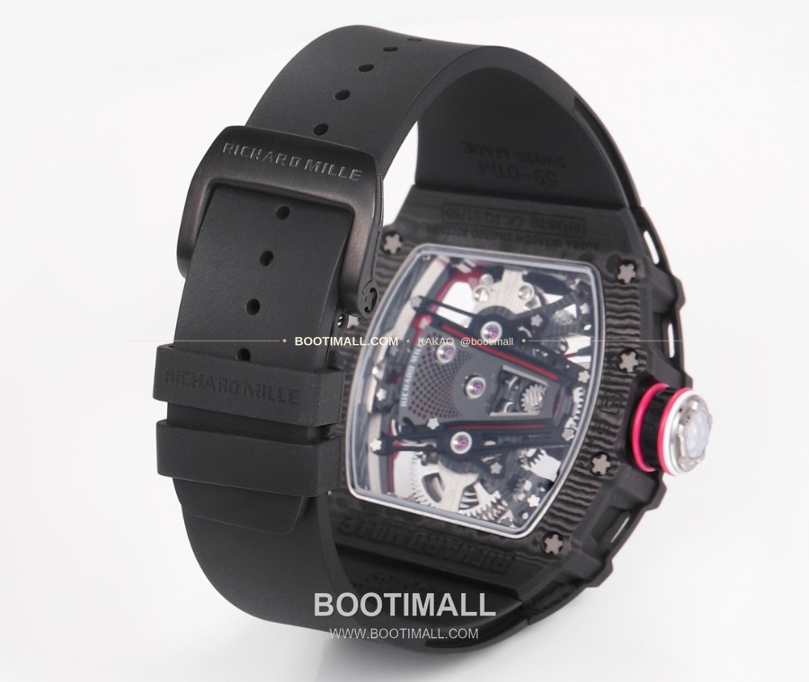 Richard Mille RM 38-02 Tourbillon Bubba Watson Pink Carbon TPT 리차드 밀 RM 38-02 투르비용 버바 왓슨 핑크 카본 TPT 9