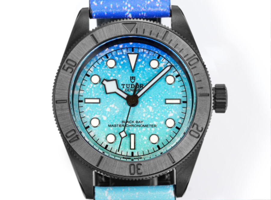 TUDOR Black Bay Black Warrior Open Caseback 튜더 블랙베이 블랙 워리어 오픈백 오토메틱 칼라풀 코발트다이얼 3