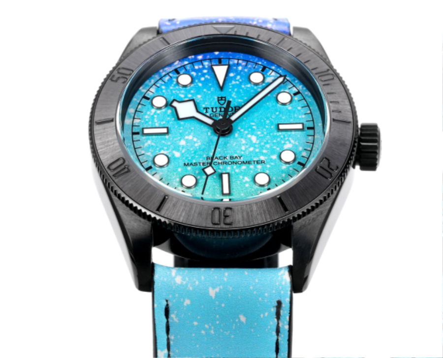 TUDOR Black Bay Black Warrior Open Caseback 튜더 블랙베이 블랙 워리어 오픈백 오토메틱 칼라풀 코발트다이얼 4