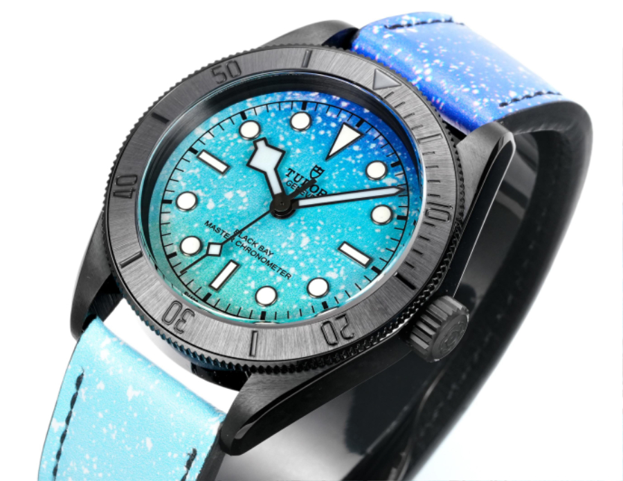 TUDOR Black Bay Black Warrior Open Caseback 튜더 블랙베이 블랙 워리어 오픈백 오토메틱 칼라풀 코발트다이얼 5