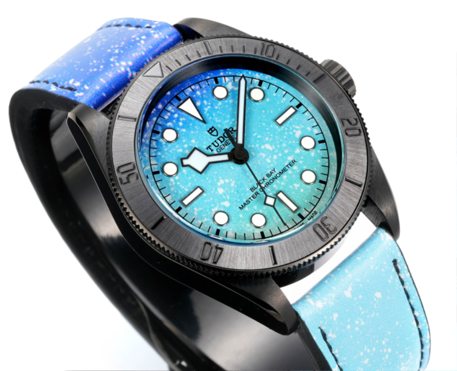 TUDOR Black Bay Black Warrior Open Caseback 튜더 블랙베이 블랙 워리어 오픈백 오토메틱 칼라풀 코발트다이얼 6