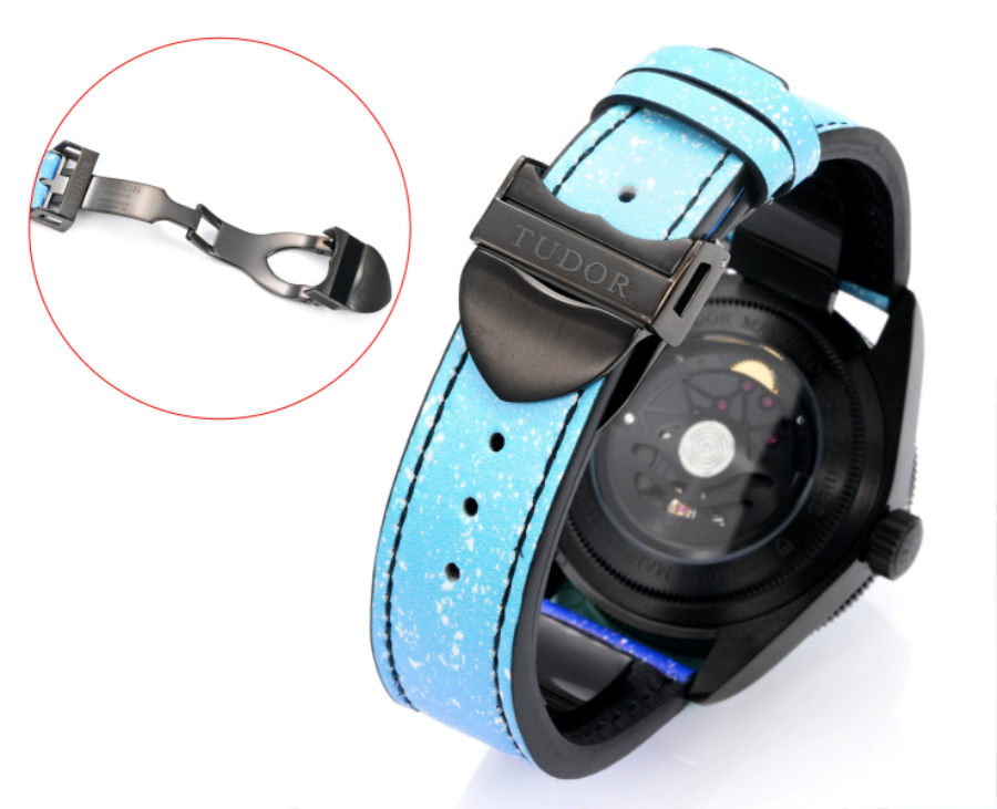 TUDOR Black Bay Black Warrior Open Caseback 튜더 블랙베이 블랙 워리어 오픈백 오토메틱 칼라풀 코발트다이얼 10