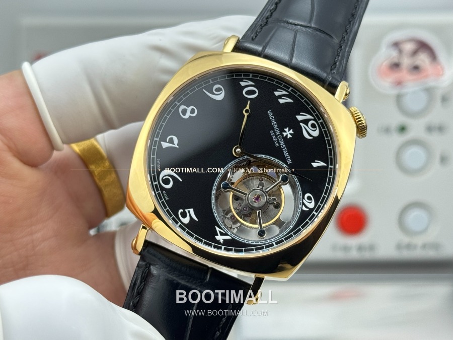 Vacheron Constantin American 1921 Rose Gold Driver Watch 바쉐론 콘스탄틴 아메리칸 1921 골드베젤 블랙다이얼 드라이버 워치 40mm 3