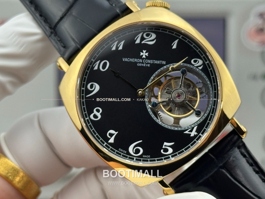 Vacheron Constantin American 1921 Rose Gold Driver Watch 바쉐론 콘스탄틴 아메리칸 1921 골드베젤 블랙다이얼 드라이버 워치 40mm 4