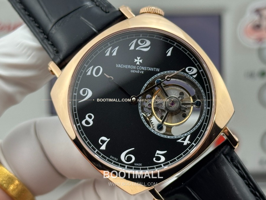 Vacheron Constantin American 1921 Rose Gold Driver Watch 바쉐론 콘스탄틴 아메리칸 1921 로즈골드베젤 블랙다이얼 드라이버 워치 40mm 4