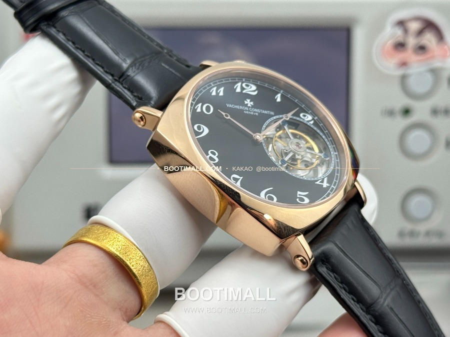 Vacheron Constantin American 1921 Rose Gold Driver Watch 바쉐론 콘스탄틴 아메리칸 1921 로즈골드베젤 블랙다이얼 드라이버 워치 40mm 6