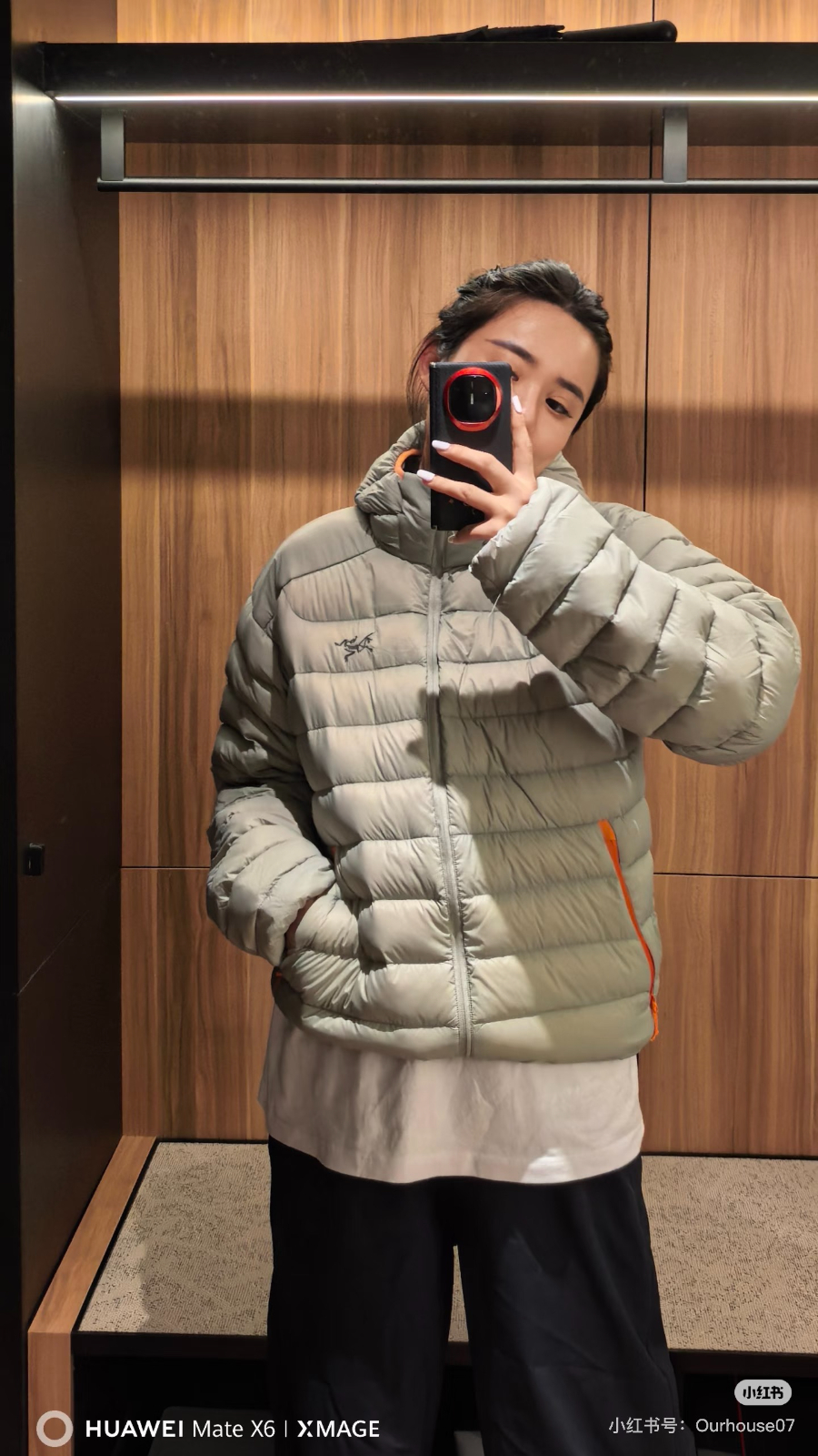 ARC’TERYX Cerium 850FP Hooded Down Jacket 아크테릭스 세륨 850FP 후드 다운 재킷 카키오렌지 10