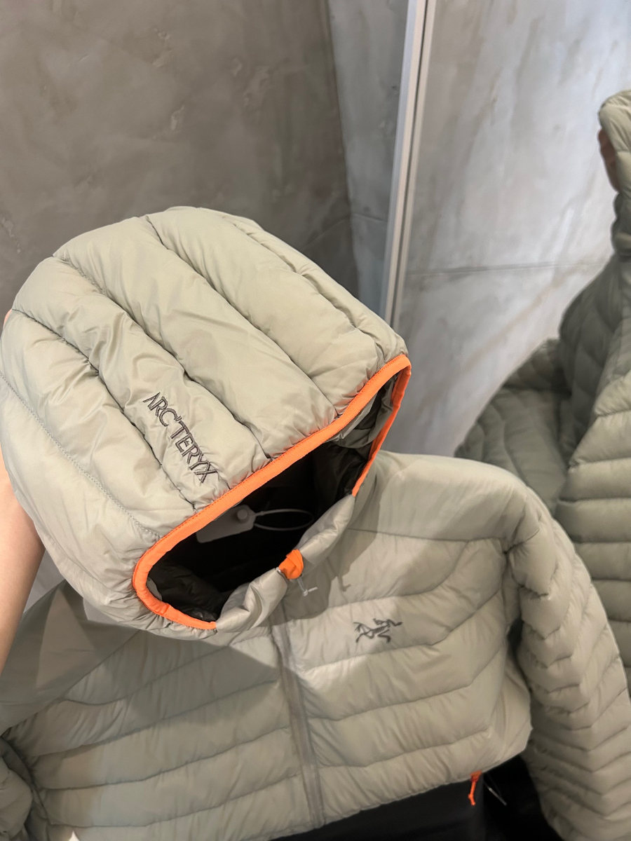 ARC’TERYX Cerium 850FP Hooded Down Jacket 아크테릭스 세륨 850FP 후드 다운 재킷 카키오렌지 18