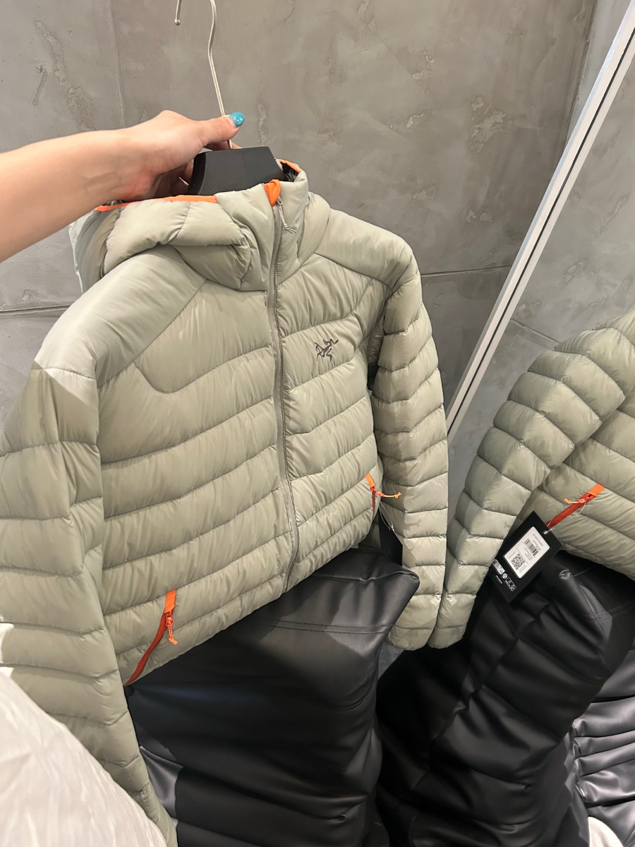 ARC’TERYX Cerium 850FP Hooded Down Jacket 아크테릭스 세륨 850FP 후드 다운 재킷 카키오렌지 19