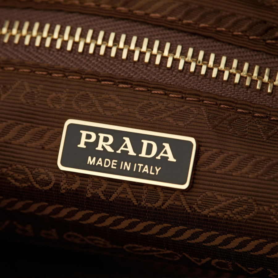 PRADA Soft Lux Suede Leather Top Handle Bag 프라다 소프트 럭스 스웨이드 레더 토트백 브라운 1BA426 32cm 17