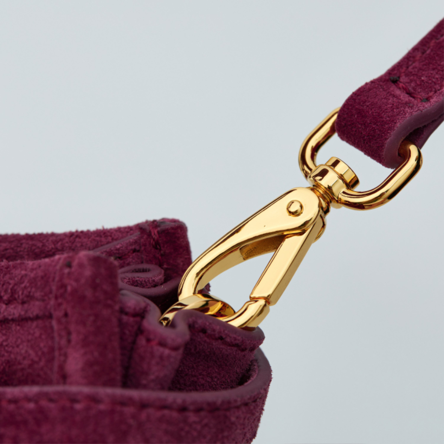 PRADA Soft Lux Suede Leather Top Handle Bag 프라다 소프트 럭스 스웨이드 레더 토트백 체리핑크  1BA426 32cm 15