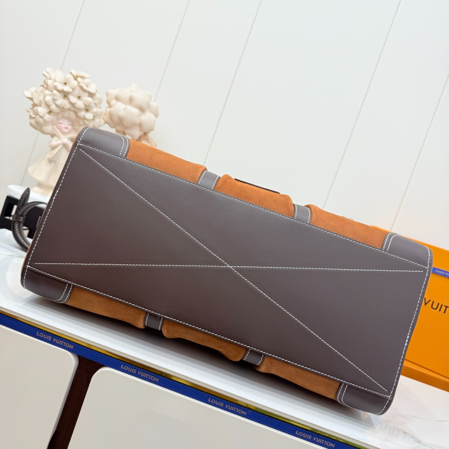 Louis Vuitton Keepall Bandoulière 50 루이비통 키폴 반둘리에 50 M26127 패치워크 가죽 & 모노그램 50cm 7