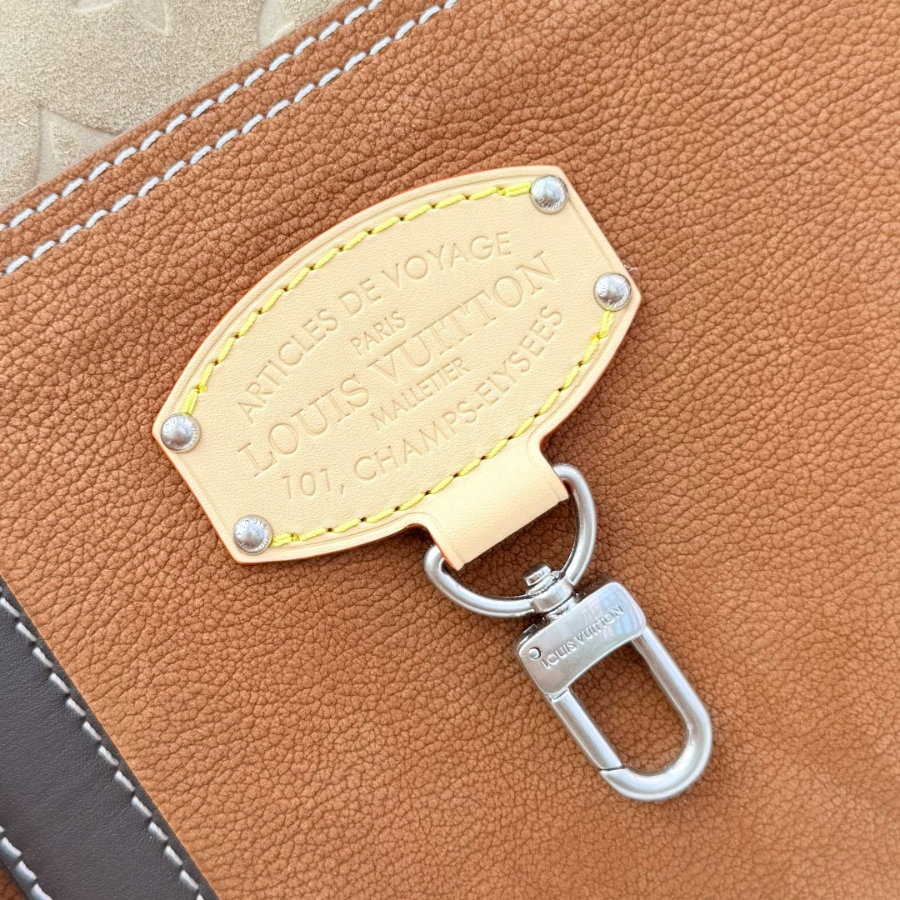 Louis Vuitton Keepall Bandoulière 50 루이비통 키폴 반둘리에 50 M26127 패치워크 가죽 & 모노그램 50cm 9