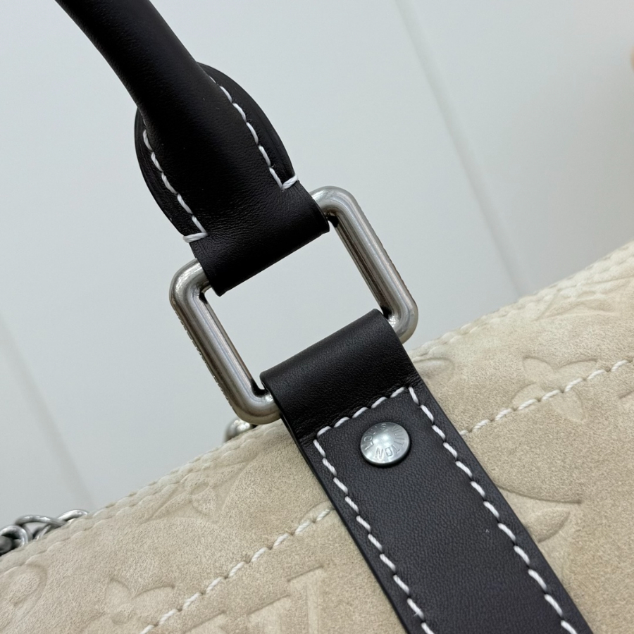 Louis Vuitton Keepall Bandoulière 50 루이비통 키폴 반둘리에 50 M26127 패치워크 가죽 & 모노그램 50cm 13