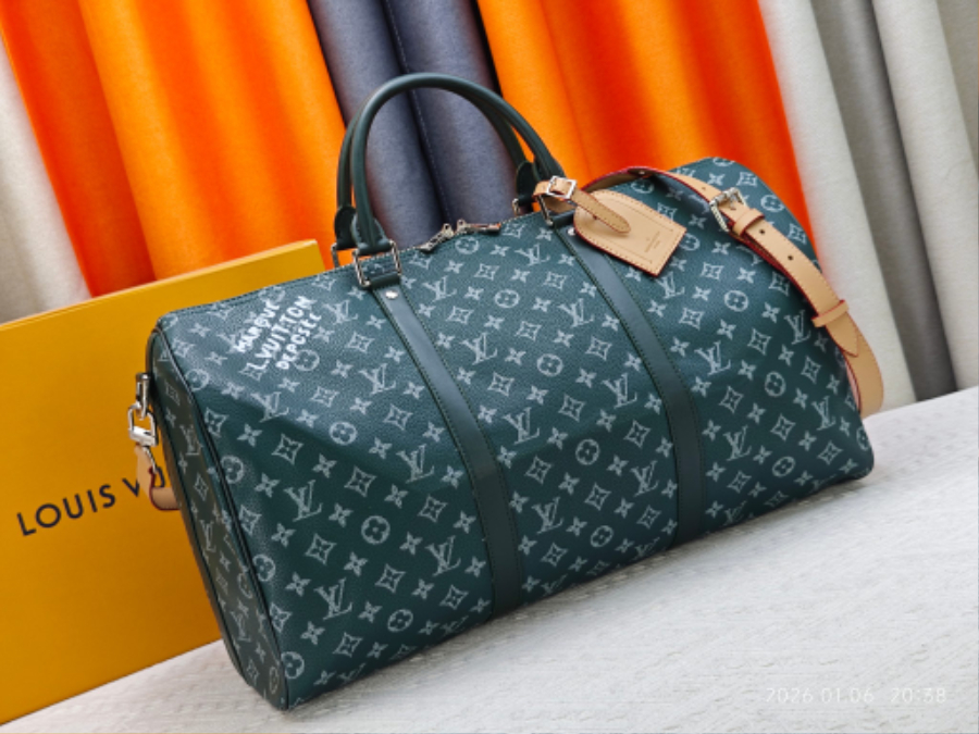 Louis Vuitton Keepall Bandoulière 50 Monogram Heritage 캔버스 트래블 백 루이비통 키폴 반둘리에 50 M26864 / M26865 / M26866 50cm 2