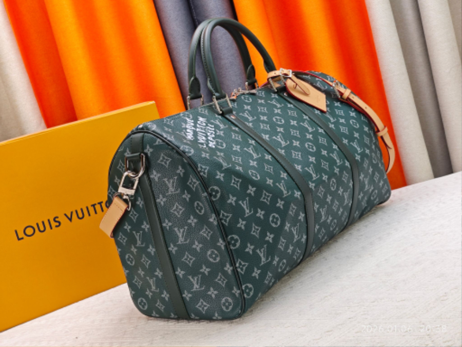 Louis Vuitton Keepall Bandoulière 50 Monogram Heritage 캔버스 트래블 백 루이비통 키폴 반둘리에 50 M26864 / M26865 / M26866 50cm 3