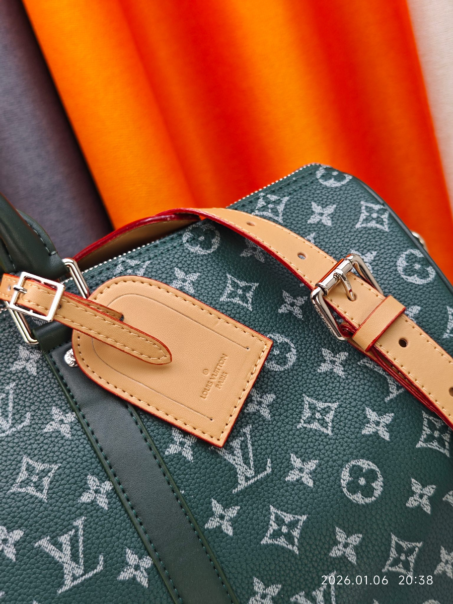 Louis Vuitton Keepall Bandoulière 50 Monogram Heritage 캔버스 트래블 백 루이비통 키폴 반둘리에 50 M26864 / M26865 / M26866 50cm 7