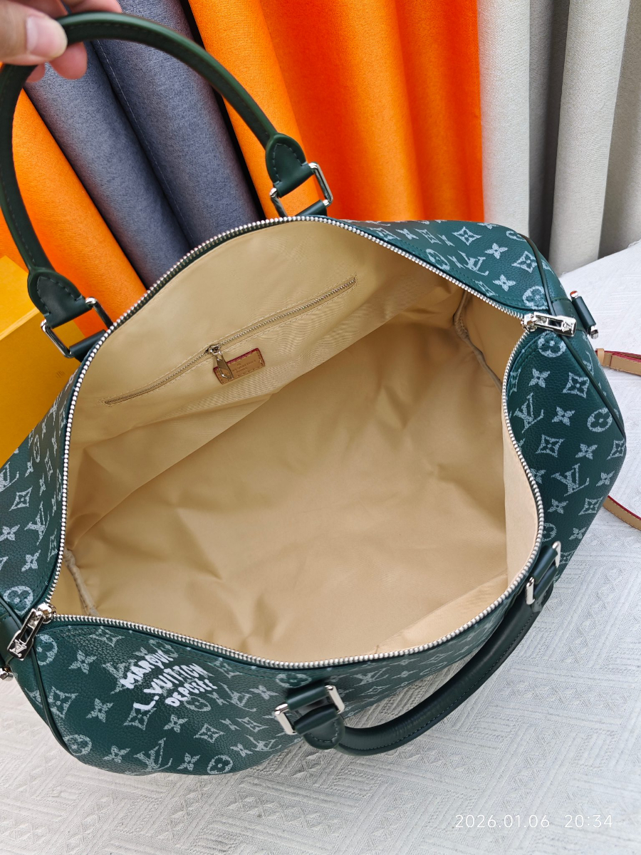 Louis Vuitton Keepall Bandoulière 50 Monogram Heritage 캔버스 트래블 백 루이비통 키폴 반둘리에 50 M26864 / M26865 / M26866 50cm 9