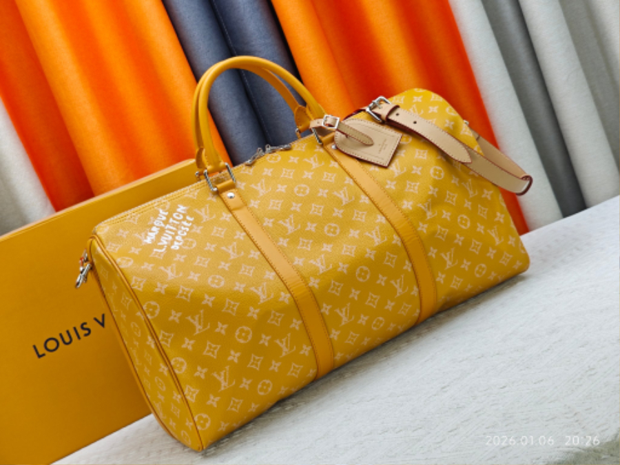 Louis Vuitton Keepall Bandoulière 50 Monogram Heritage 캔버스 트래블 백 루이비통 키폴 반둘리에 50 M26864 / M26865 / M26866 50cm 11