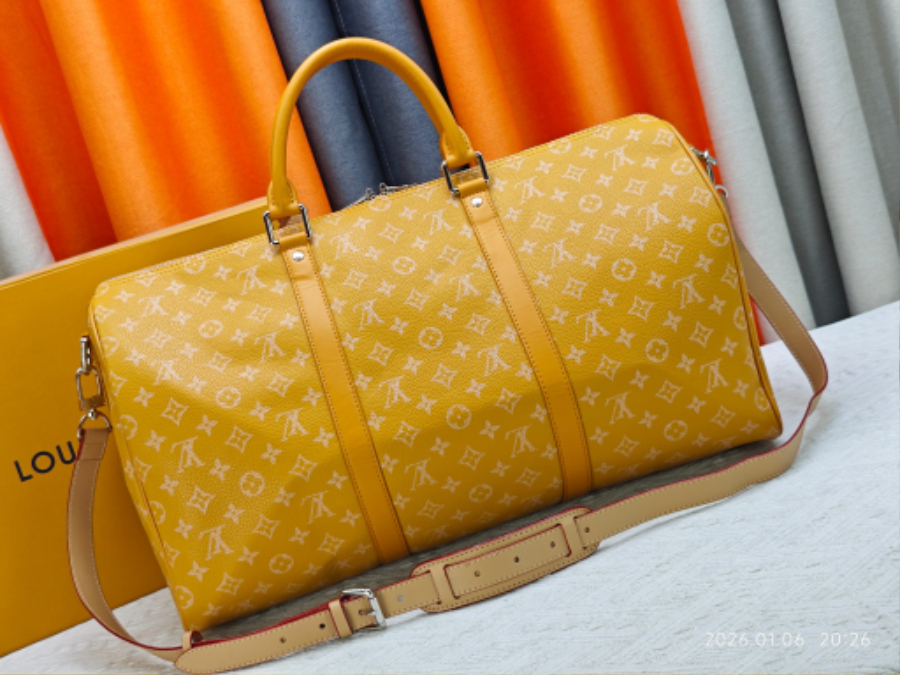 Louis Vuitton Keepall Bandoulière 50 Monogram Heritage 캔버스 트래블 백 루이비통 키폴 반둘리에 50 M26864 / M26865 / M26866 50cm 13