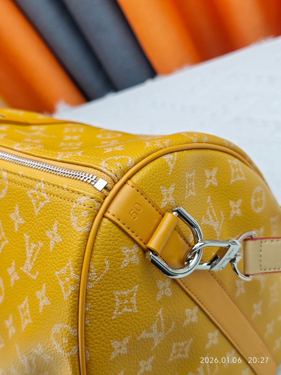 Louis Vuitton Keepall Bandoulière 50 Monogram Heritage 캔버스 트래블 백 루이비통 키폴 반둘리에 50 M26864 / M26865 / M26866 50cm 15