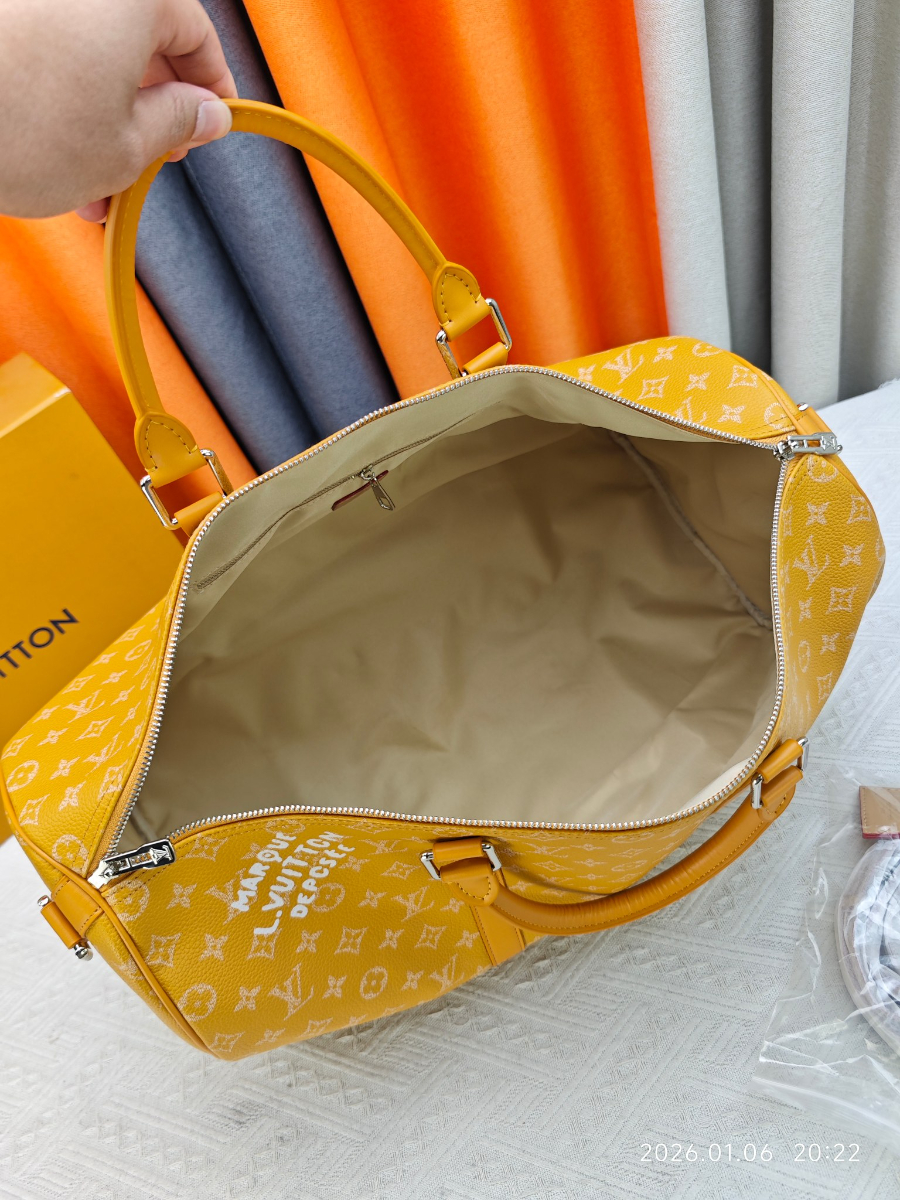 Louis Vuitton Keepall Bandoulière 50 Monogram Heritage 캔버스 트래블 백 루이비통 키폴 반둘리에 50 M26864 / M26865 / M26866 50cm 18