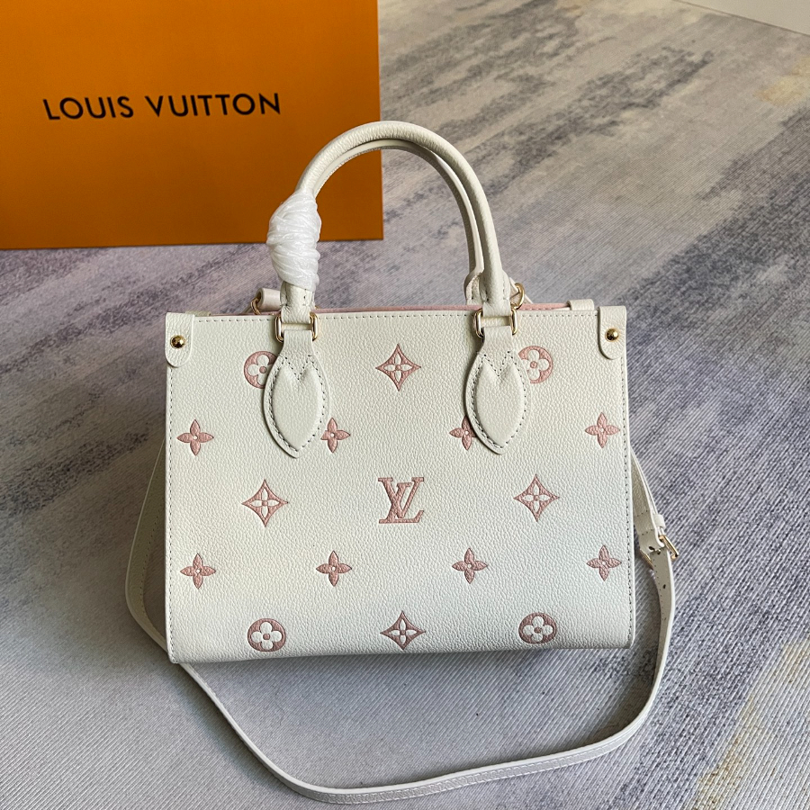 Louis Vuitton OnTheGo PM Monogram Empreinte 루이비통 온더고 PM 모노그램 앙프렝뜨 M28313 / M45653 25cm 5