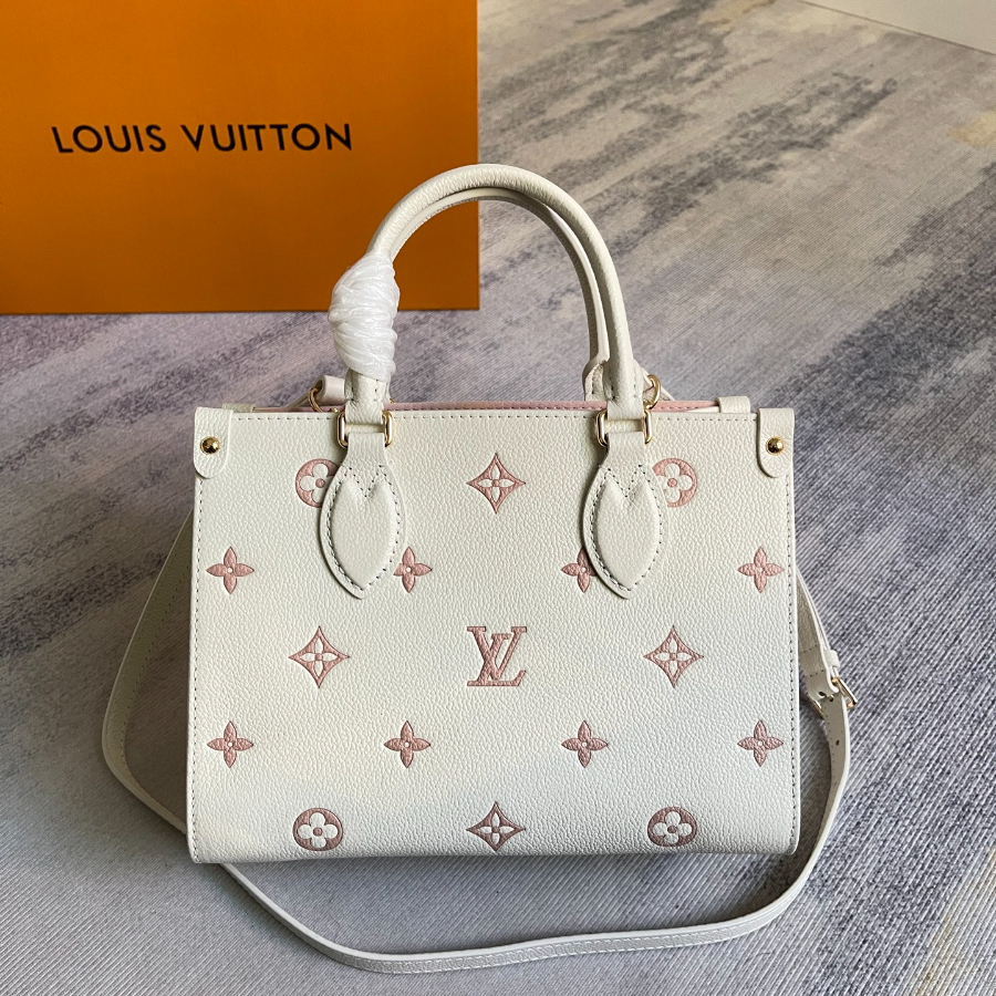 Louis Vuitton OnTheGo PM Monogram Empreinte 루이비통 온더고 PM 모노그램 앙프렝뜨 M28313 / M45653 25cm 6