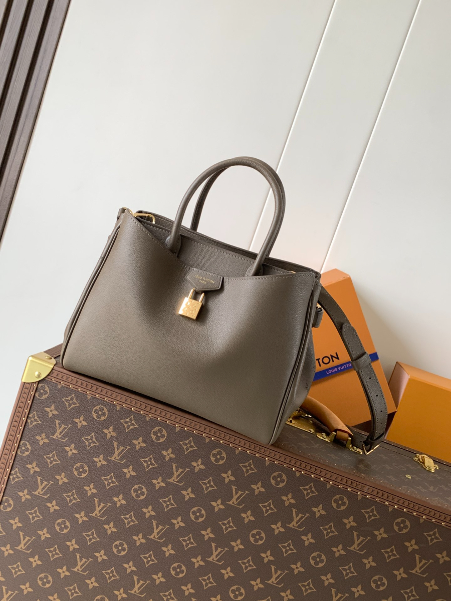 Louis Vuitton Vendôme PM Taurillon Leather 루이비통 방돔 PM 토리옹 가죽 토트백 M27040 / M26502 브라운 28.5cm 2