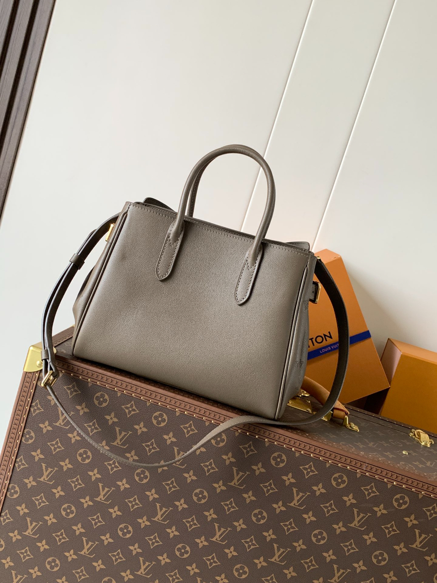 Louis Vuitton Vendôme PM Taurillon Leather 루이비통 방돔 PM 토리옹 가죽 토트백 M27040 / M26502 브라운 28.5cm 4