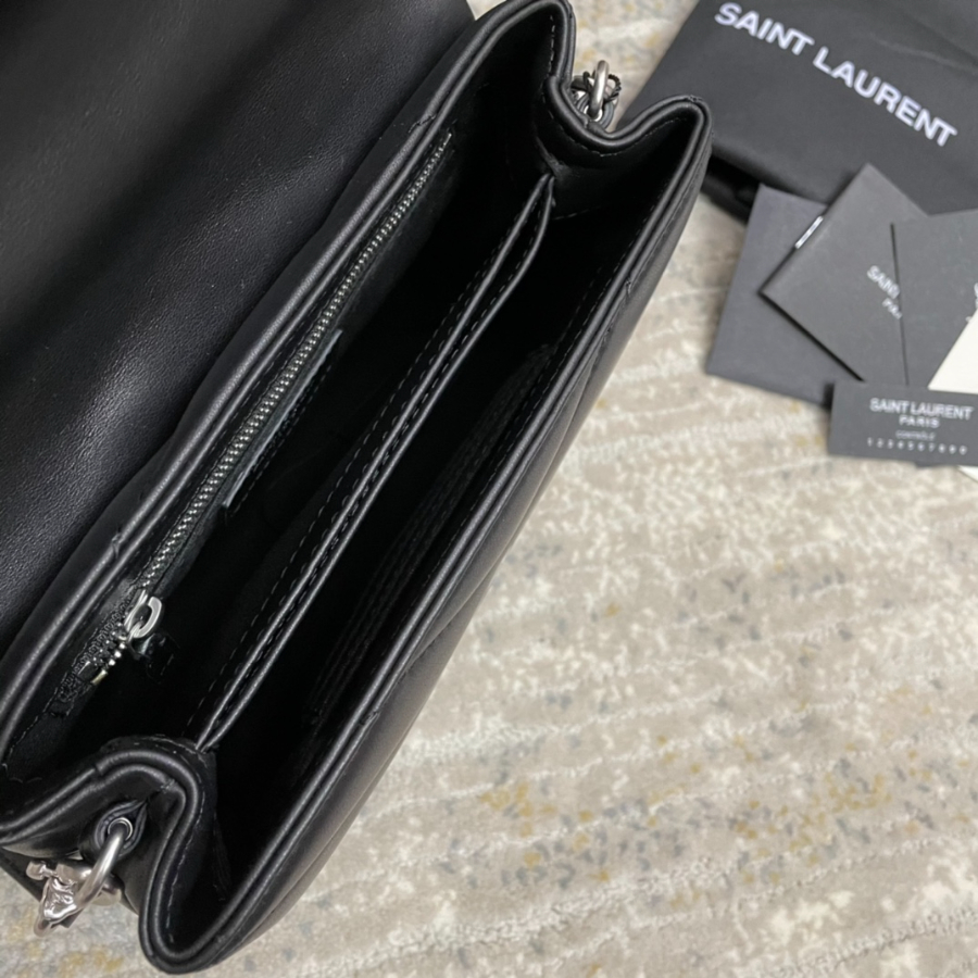 Saint Laurent Lou Lou Toy Quilted Leather Bag 생로랑 루루 토이 퀼티드 레더 숄더백 467072 20cm 8