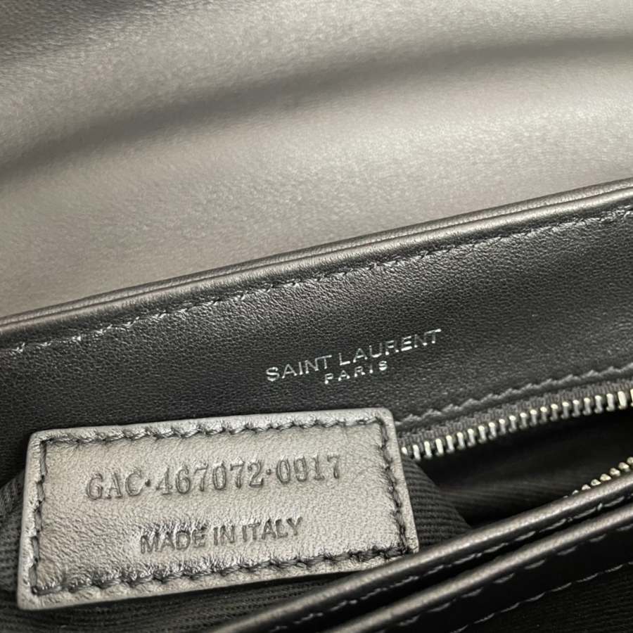 Saint Laurent Lou Lou Toy Quilted Leather Bag 생로랑 루루 토이 퀼티드 레더 숄더백 467072 20cm 11