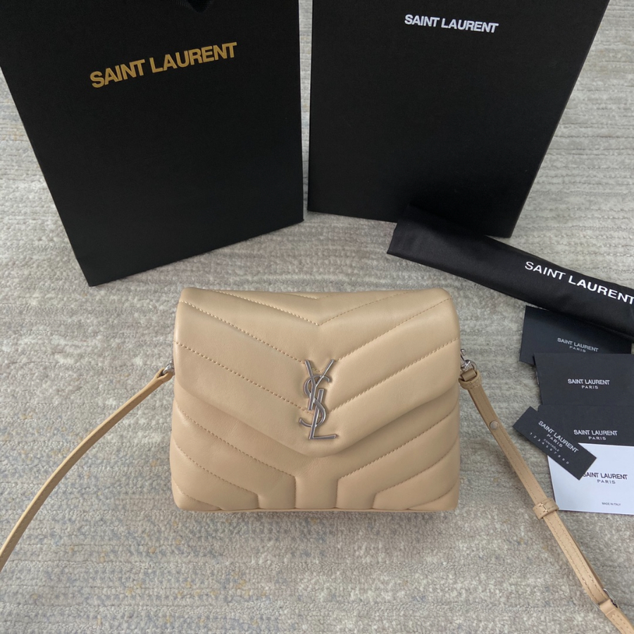 Saint Laurent Lou Lou Toy Quilted Leather Bag 생로랑 루루 토이 퀼티드 레더 숄더백 467072 20cm 핑크 4