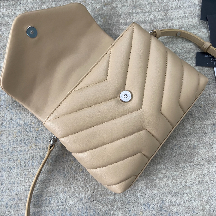 Saint Laurent Lou Lou Toy Quilted Leather Bag 생로랑 루루 토이 퀼티드 레더 숄더백 467072 20cm 핑크 9