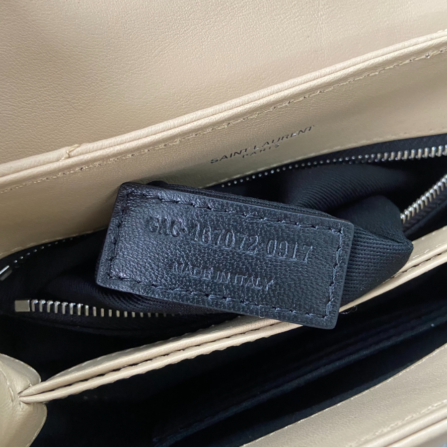 Saint Laurent Lou Lou Toy Quilted Leather Bag 생로랑 루루 토이 퀼티드 레더 숄더백 467072 20cm 핑크 12