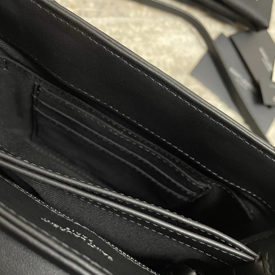 Saint Laurent Lou Lou Toy Quilted Leather Bag 생로랑 루루 토이 퀼티드 레더 숄더백 467072 20cm 블랙 6