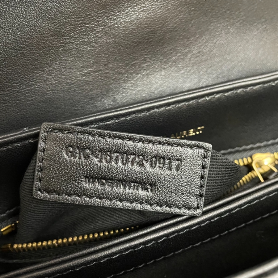 Saint Laurent Lou Lou Toy Quilted Leather Bag 생로랑 루루 토이 퀼티드 레더 숄더백 467072 20cm 금장블랙 9