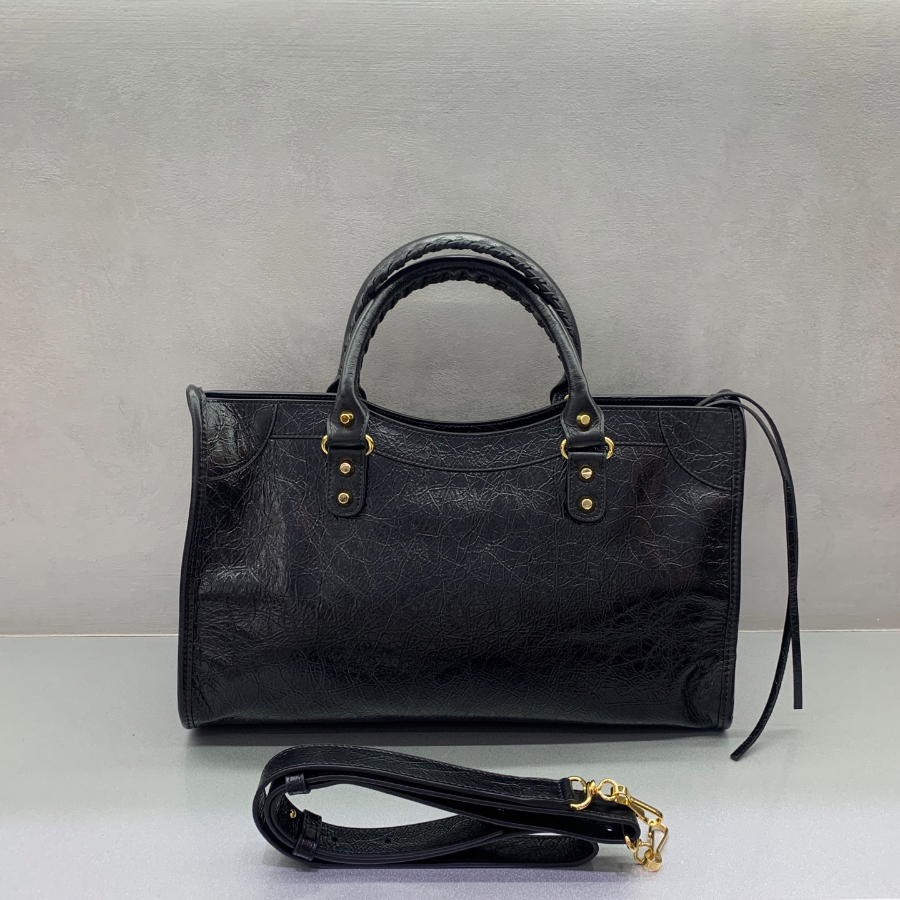 Balenciaga Le City Large Tote 발렌시아가 르 시티백 라지 토트백 블랙 골드 하드웨어 (모델 코드: 1157481180) 38cm 7