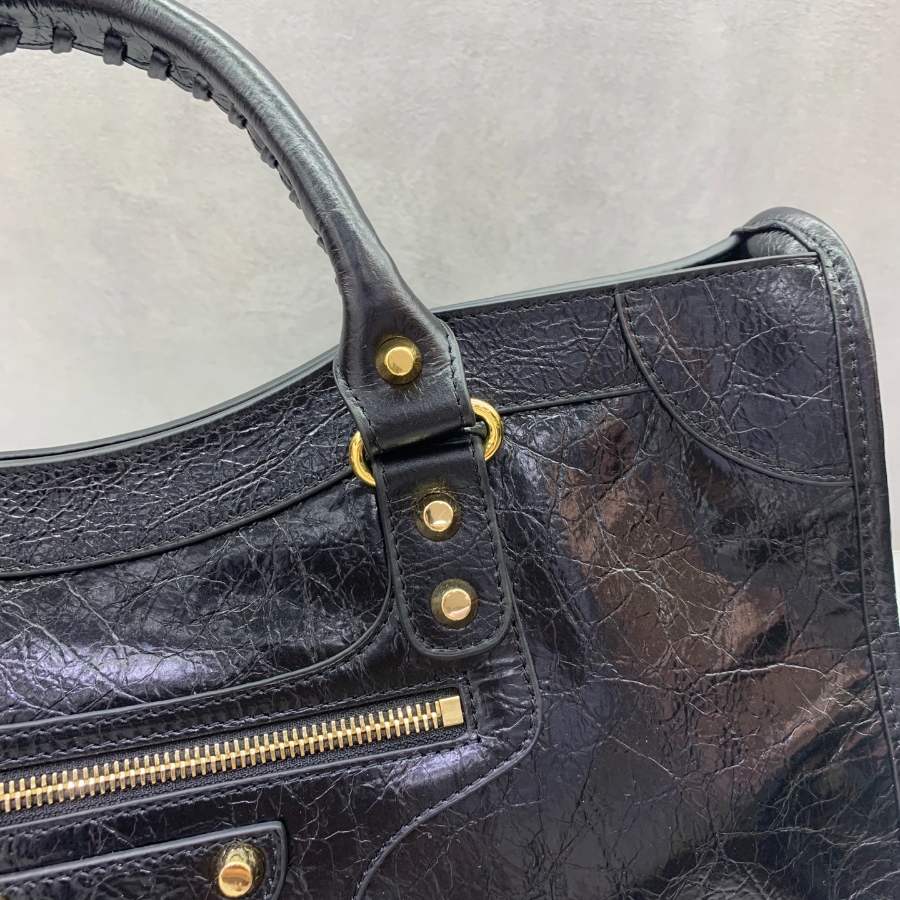 Balenciaga Le City Large Tote 발렌시아가 르 시티백 라지 토트백 블랙 골드 하드웨어 (모델 코드: 1157481180) 38cm 8