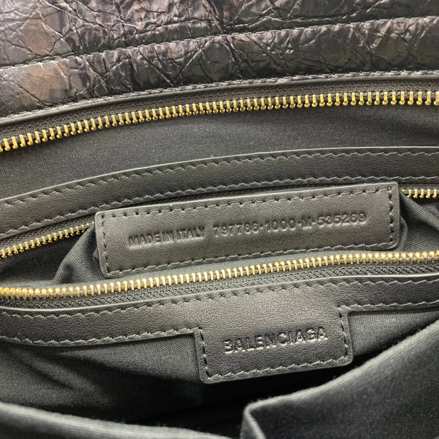 Balenciaga Le City Large Tote 발렌시아가 르 시티백 라지 토트백 블랙 골드 하드웨어 (모델 코드: 1157481180) 38cm 9