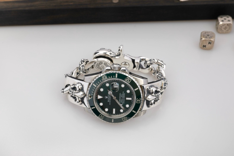 Chrome Hearts H073 Floral Link Bracelet (BS플레어) 1