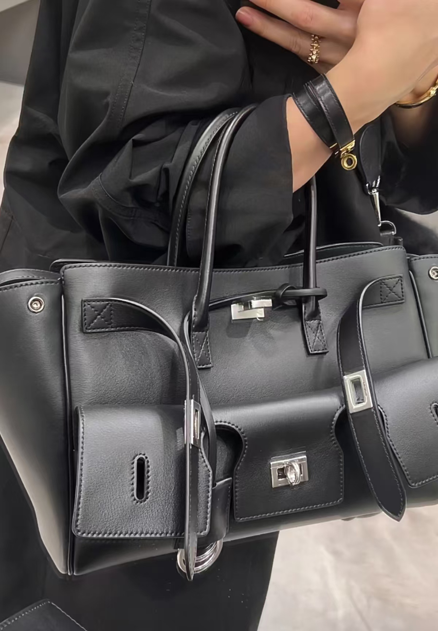 Balenciaga Bel Air Small 발렌시아가 벨에어 스몰 탑핸들백 78989 블랙 30cm 1